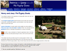 Tablet Screenshot of henryandjoey.co.uk